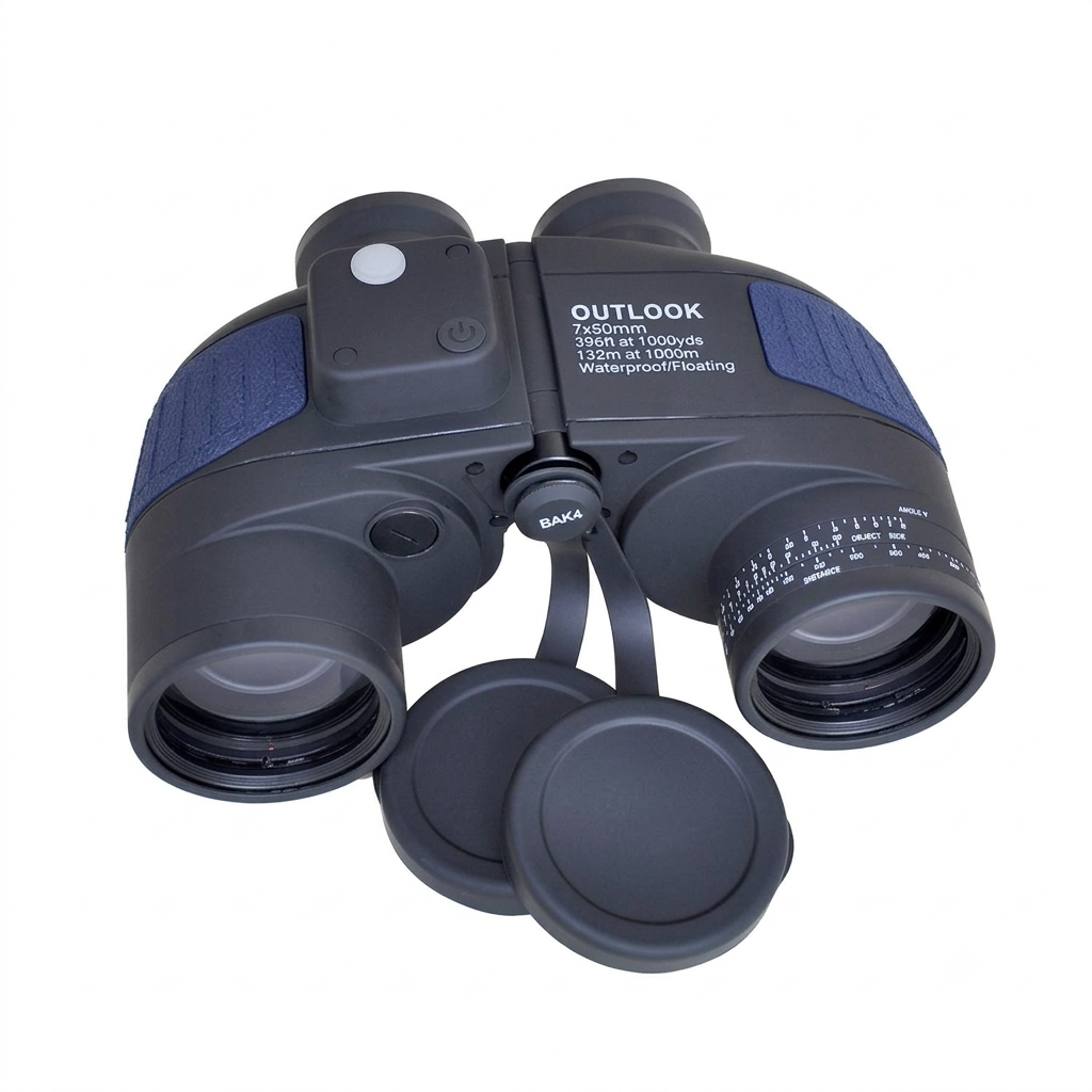 Outlook 7x50. Marine Binoculars with Compass