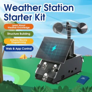 ACEBOTT Weather Station STEM Kit with ESP32 Controller Board | Supports Arduino, ACECode & Python Programming | Compatible with Arduino | For Home & K-12 Classroom STEM Education