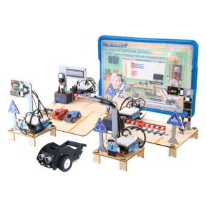 Acebott QE036 Intelligent Transportation Kit Ultimate Display Version | Supports Arduino, ACECode Programming | for STEM Classroom Education
