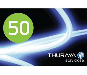 Thuraya Topup Vouchers. 20 Points. 50 Points